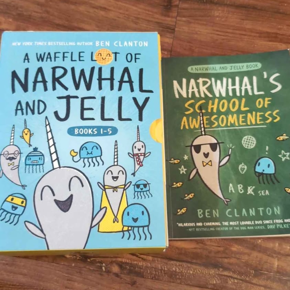 Narwhal and Jelly Book Set